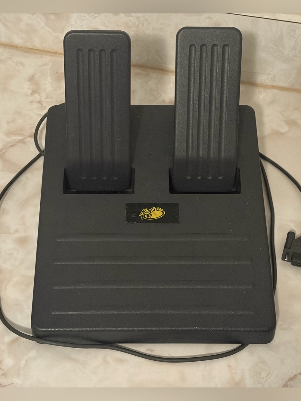Sony PlayStation 1 Team Mad Catz PS1 Dual Force Racing Pedals Only UNTESTED